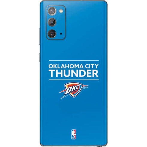 NBA Oklahoma City Thunder Standard - Blue Galaxy Note20 5G Skin